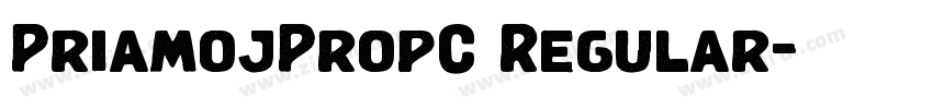 PriamojPropC Regular字体转换 PriamojPropC Regular字体转换